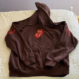 Rolling Stones Brown Hoodie